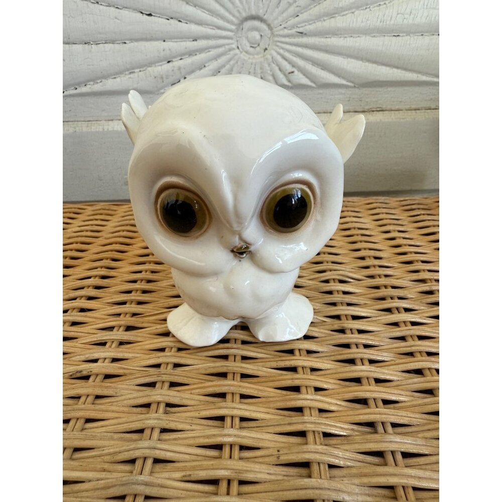 Vintage MCM Baby Snow White Big Eye Owl Anthony Freeman Mcfarlin